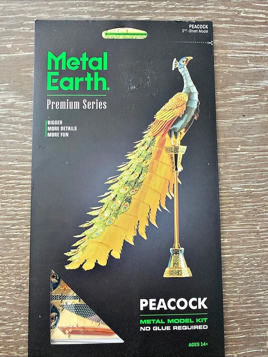 Metal Earth Other - Metal Earth Peacock Metal Model Kit Metal Model Kit Peacock New